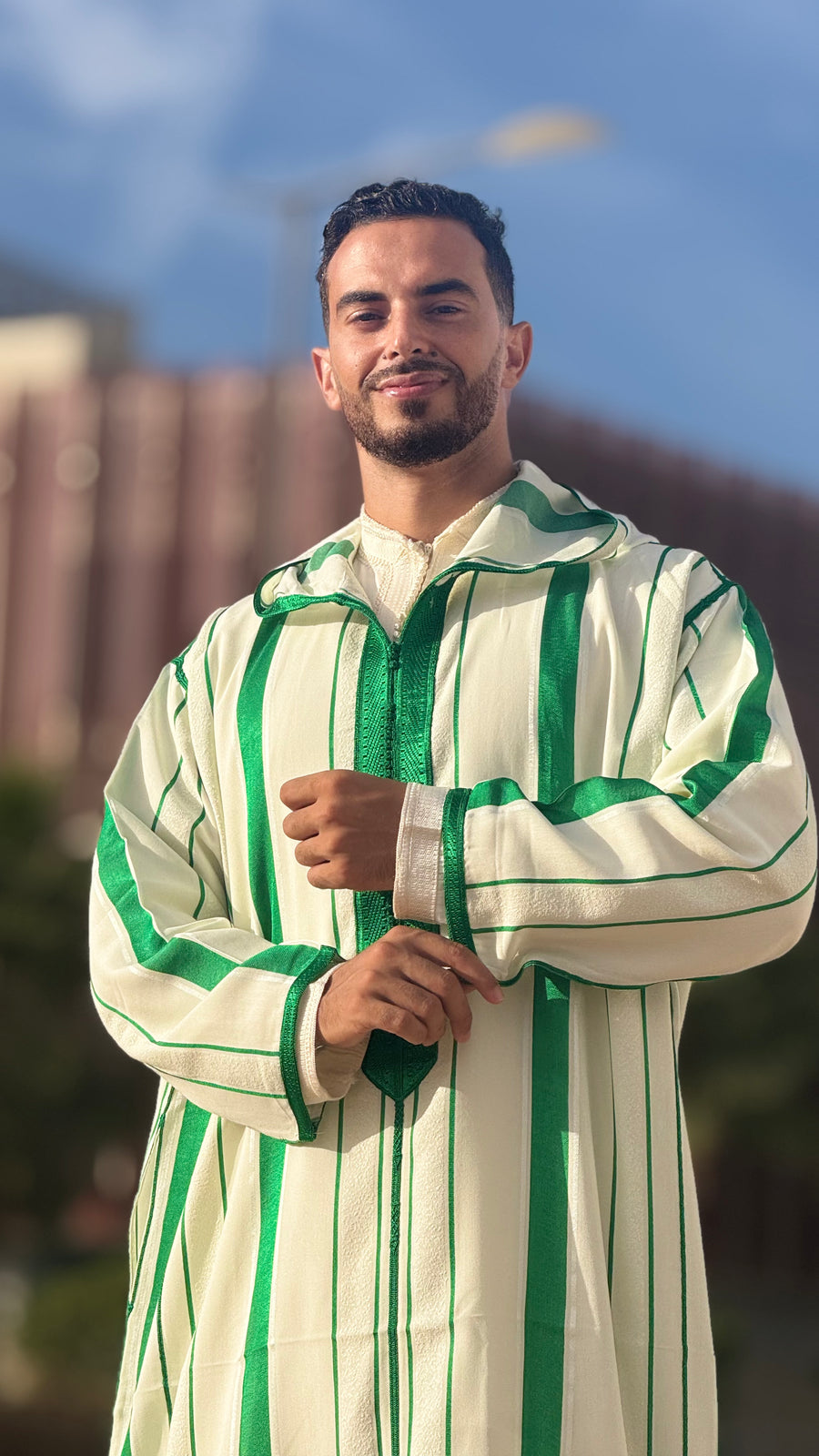 Striped SOUSDI Jallaba