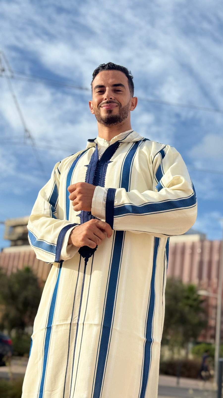 Striped SOUSDI Jallaba