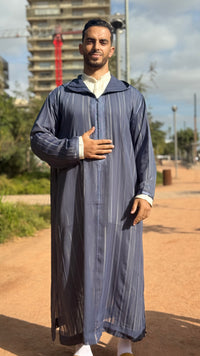 The Slate Sousdi Jallaba (Blue-Grey)