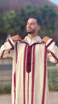 Striped SOUSDI Jallaba