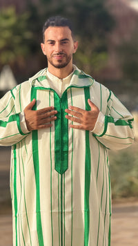 Striped SOUSDI Jallaba