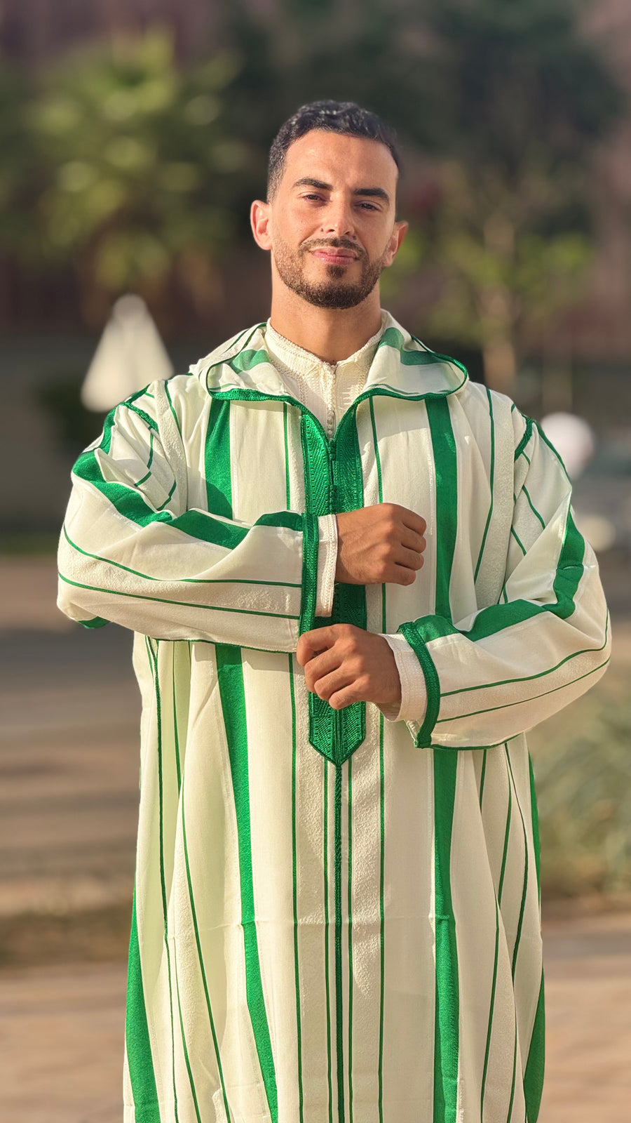 Striped SOUSDI Jallaba