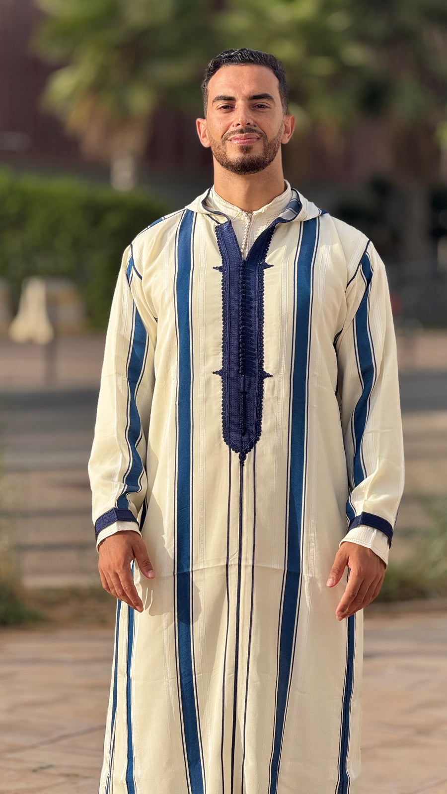 Striped SOUSDI Jallaba