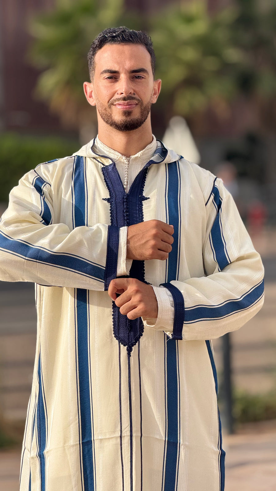 Striped SOUSDI Jallaba