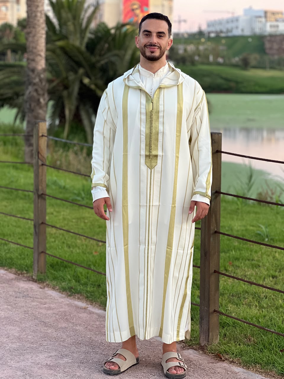 Striped SOUSDI Jallaba