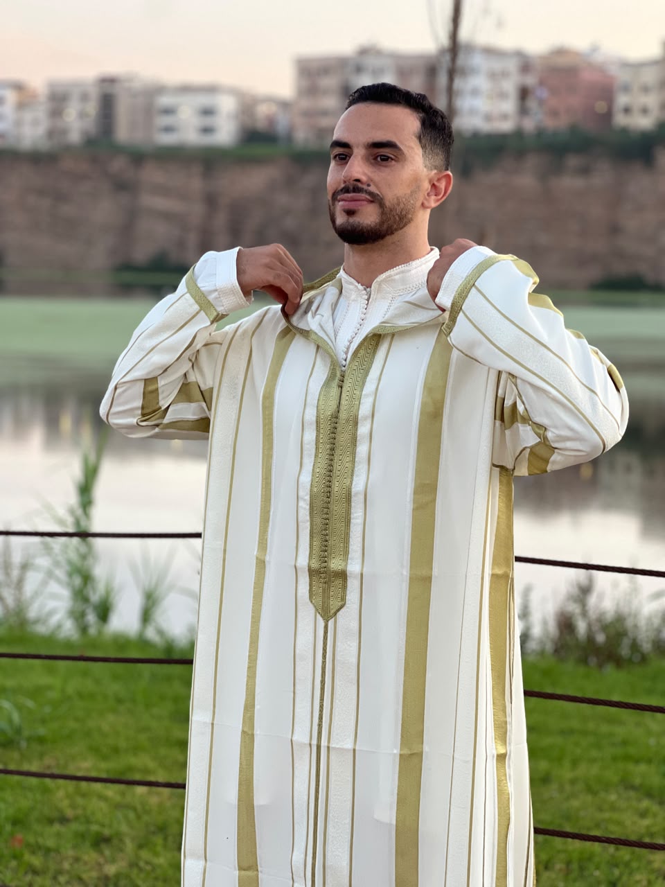 Striped SOUSDI Jallaba
